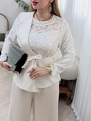 شومیز عروس 0266 6