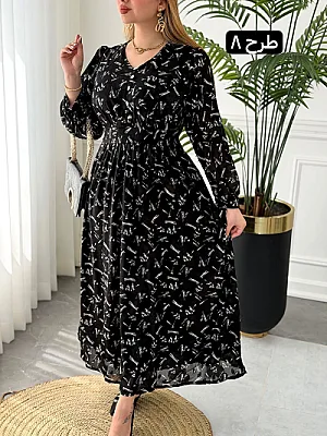پیراهن روزمره فهیمه 0252 11