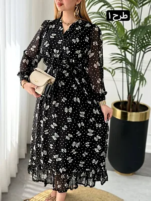 پیراهن روزمره مهتاب 0257 1
