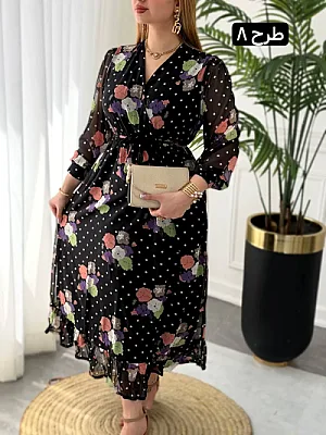 پیراهن روزمره مهتاب 0257 6