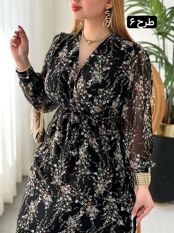 پیراهن روزمره مهتاب 0257 8