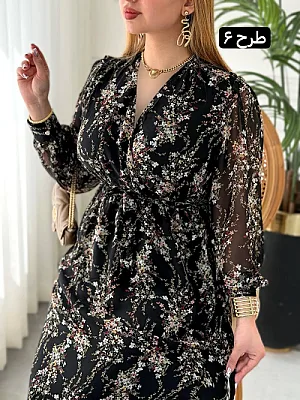 پیراهن روزمره مهتاب 0257 8