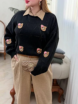 بلوز بافت تدی 955 4