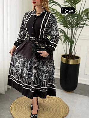 پیراهن روزمره شهین 0276 1