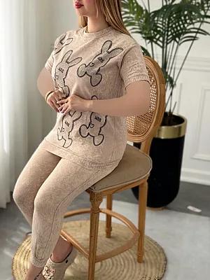 ست خانگی خرگوشی نگینی 0274 5