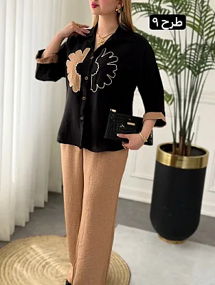 ست بلوز شلوار کاملیا 0285 10