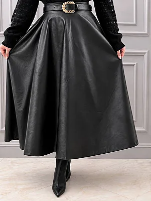 دامن چرم 974 3
