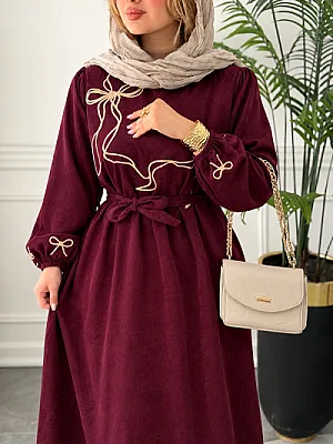 پیراهن مخمل آیسو 953 1