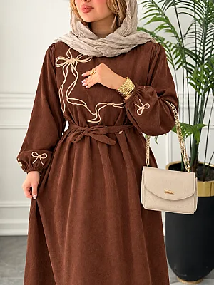 پیراهن مخمل آیسو 953 6