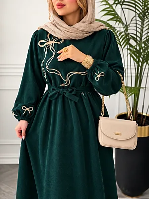 پیراهن مخمل آیسو 953 7