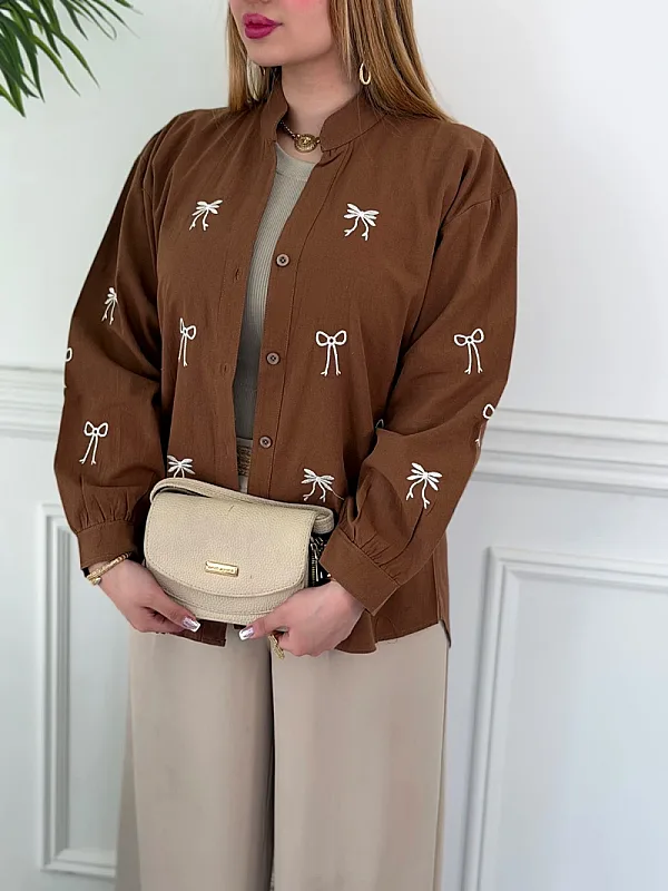 شومیز سنجاقک 0295