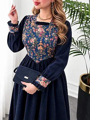 پیراهن پاییزه ترنج 981 6