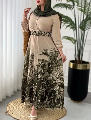 پیراهن روزمره نخل 0337 3