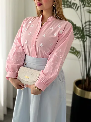 شومیز دارچین 0376 1