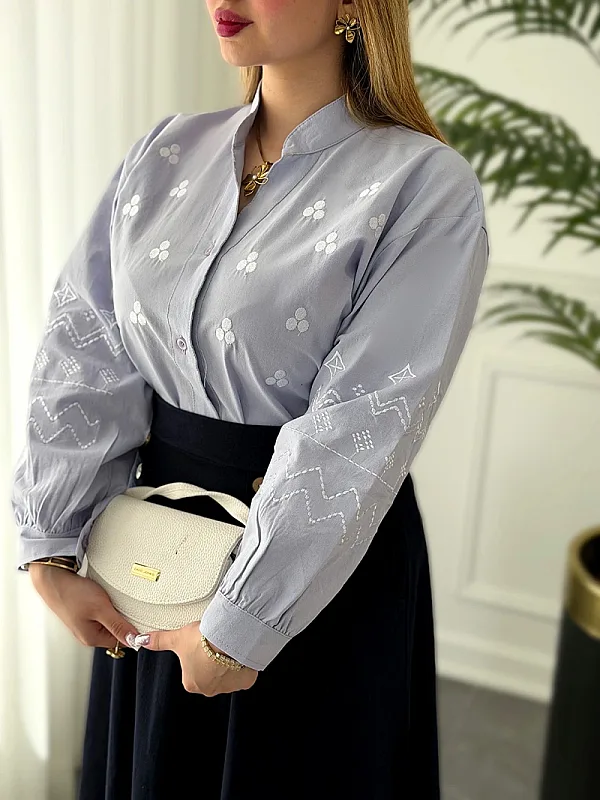 شومیز دارچین 0376 4