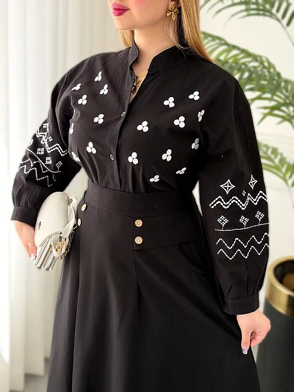 شومیز دارچین 0376 5