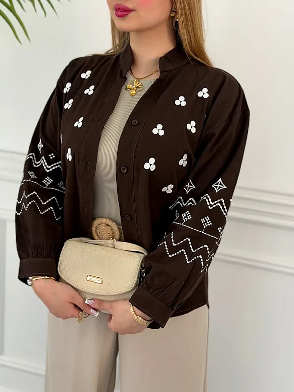 شومیز دارچین 0376 6