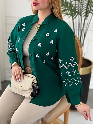شومیز دارچین 0376 7
