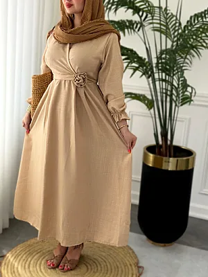 پیراهن روزمره طلا 0403 2