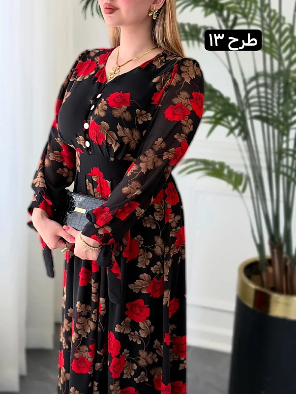 پیراهن روزمره مهتا 0407 13