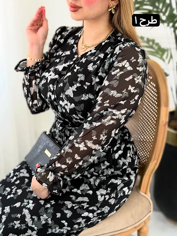 پیراهن روزمره گلناز 0421