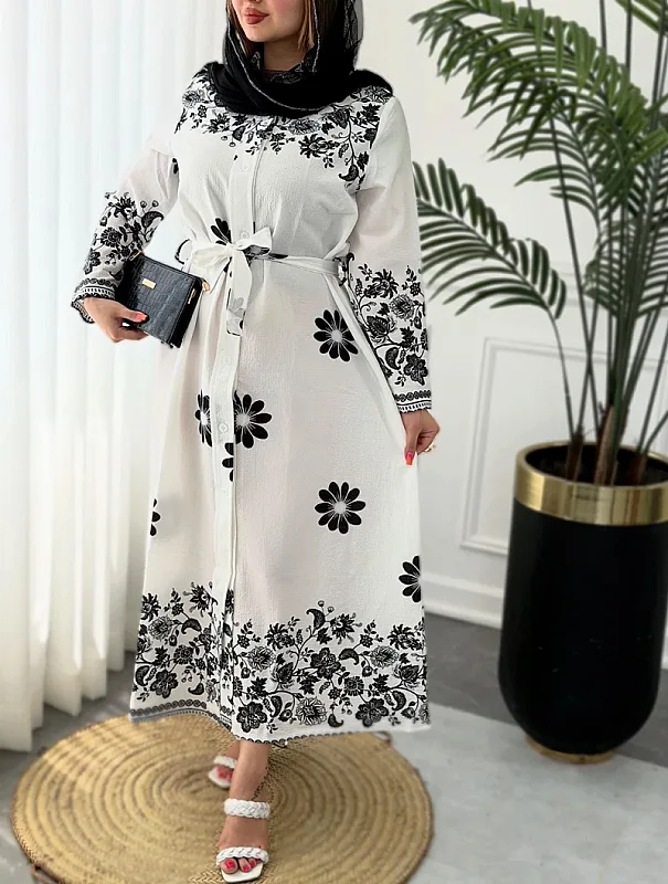 پیراهن روزمره بابونه 0419 4
