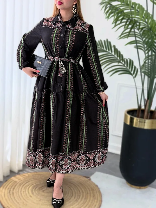 پیراهن روزمره ترنج 0416