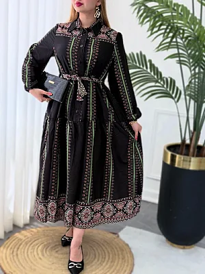 پیراهن روزمره ترنج 0416 1