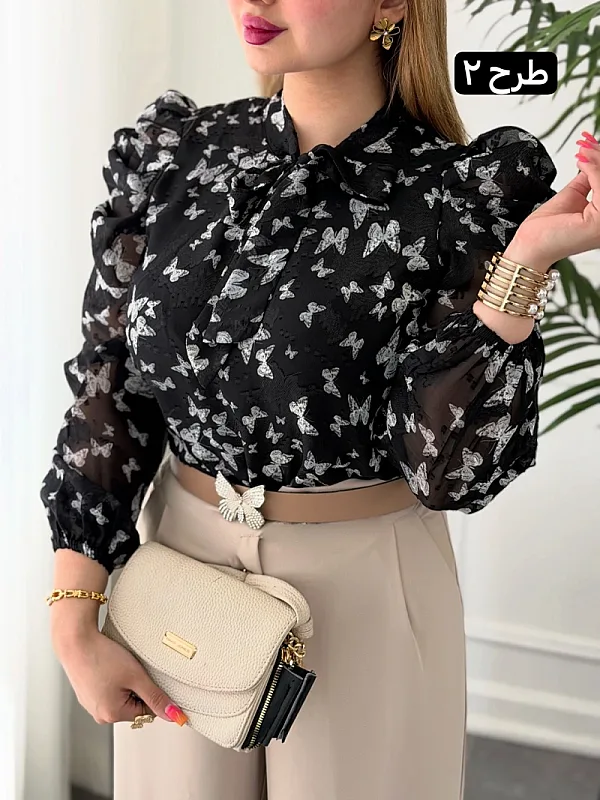 شومیز روژین 0495