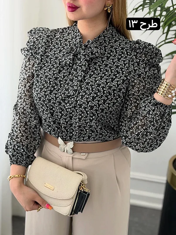 شومیز روژین 0495 12