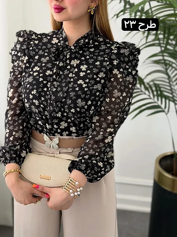 شومیز روژین 0495 23