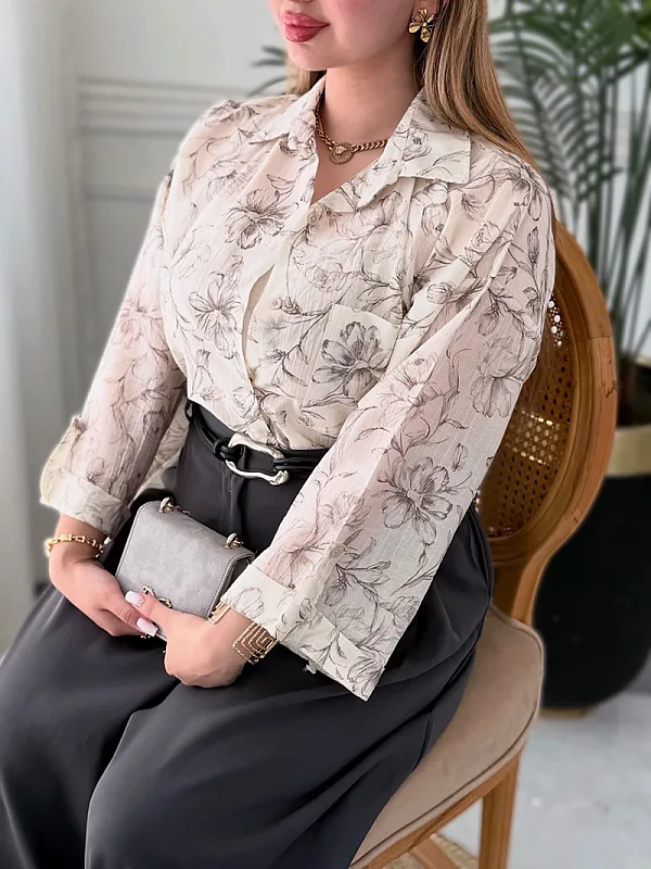 شومیز گلایول 0540 4