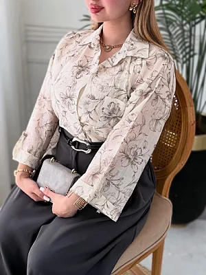 شومیز گلایول 0540 4