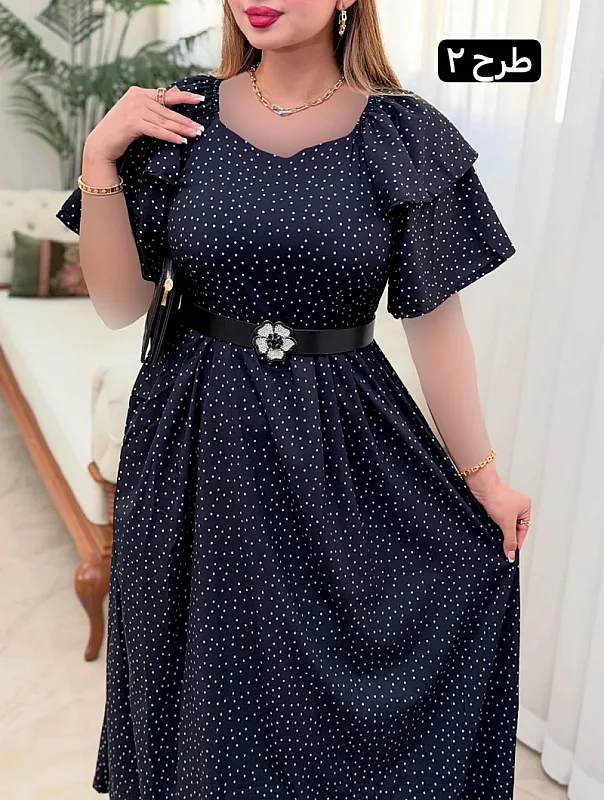 پیراهن خال خالی 0660 1