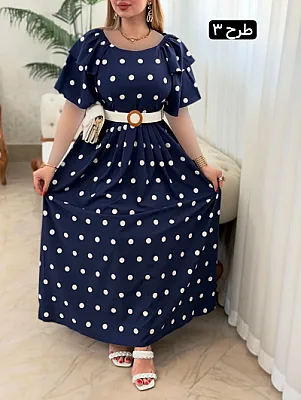 پیراهن خال خالی 0660 2