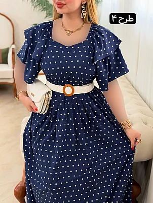 پیراهن خال خالی 0660 3
