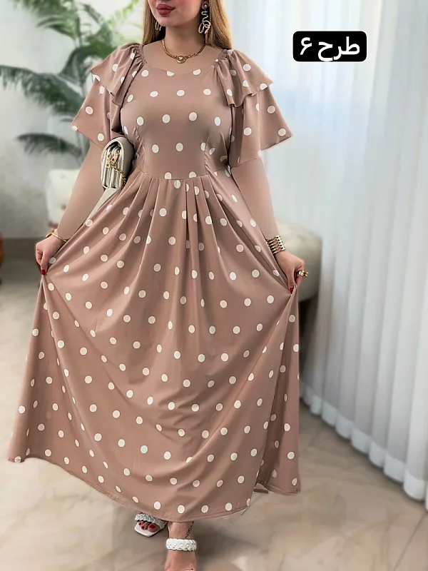 پیراهن خال خالی 0660 4