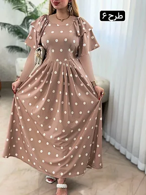 پیراهن خال خالی 0660 4