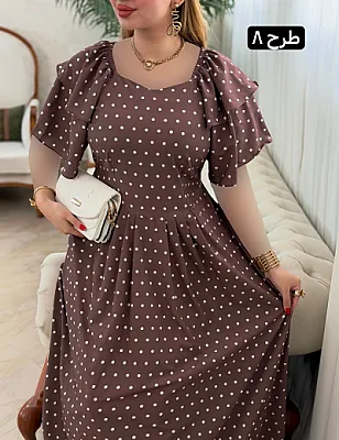 پیراهن خال خالی 0660 7
