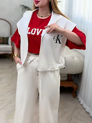 ست بلوز شلوار کلوین 0747 5