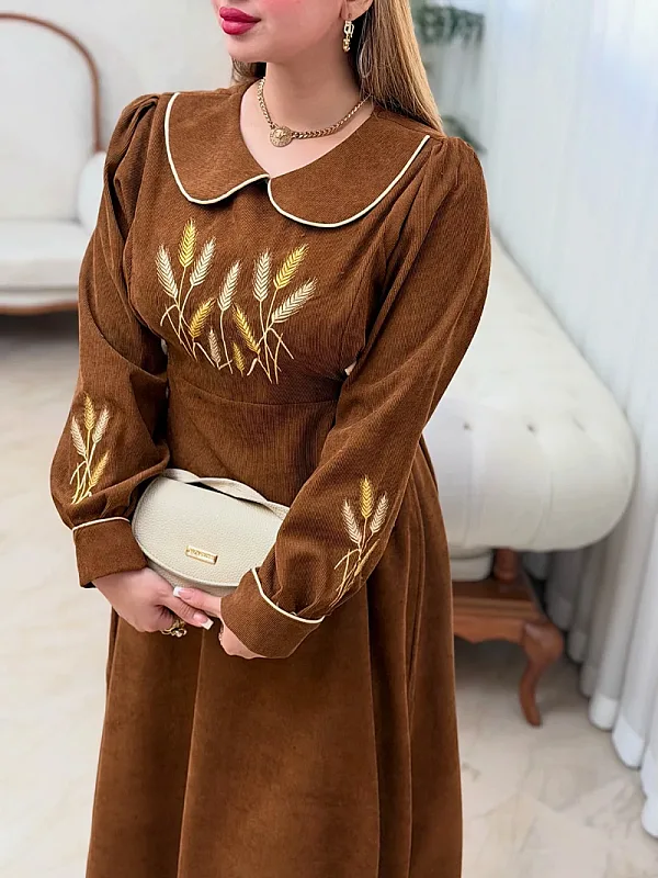 پیراهن گندم 0852 5