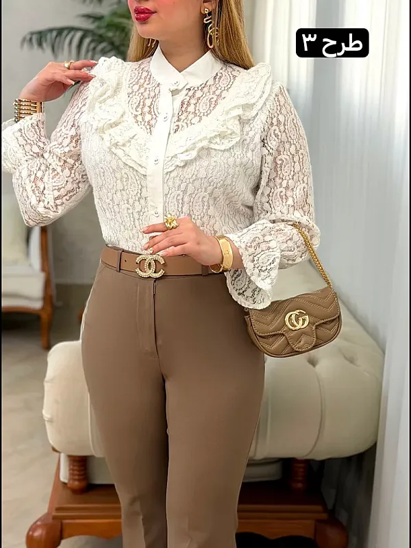 شومیز الیکا 0083 3